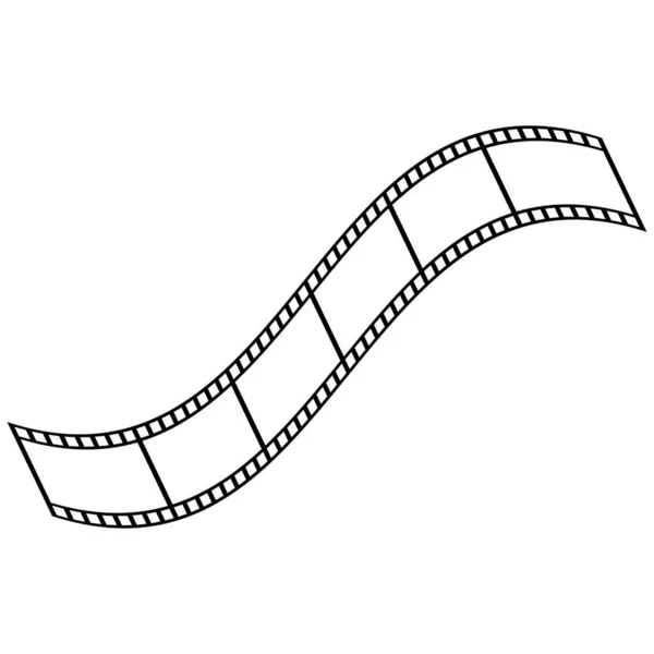 Filmstreifenvektorsymbol Designvektorillustration — Stockvektor