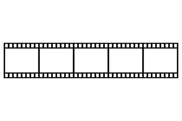 Film Striscia Vettoriale Icona Illustrazione Vettoriale Progettazione — Vettoriale Stock