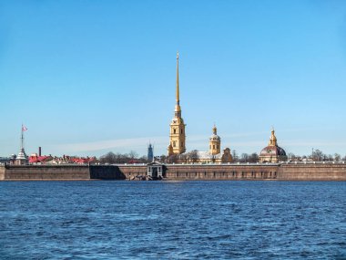 Peter ve Paul Fortress St. Peter şehir panoraması