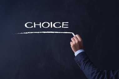 işadamı tahtaya yazma