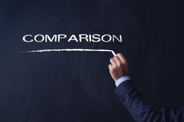 işadamı tahtaya yazma