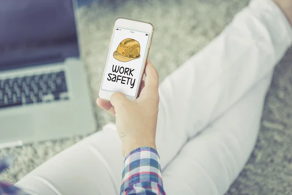 Work safety text — Stock Photo, Image