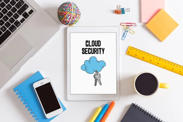 Concepto de seguridad en nube — Foto de Stock