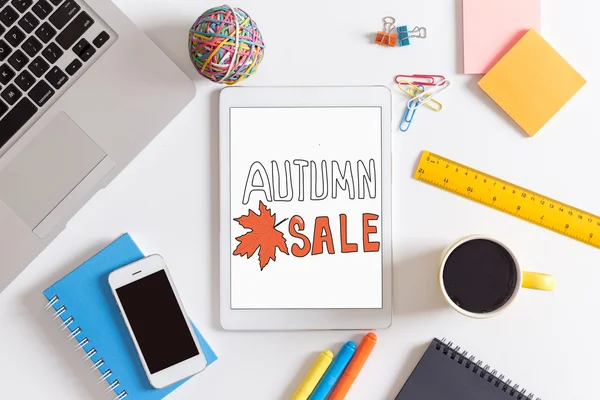 AUTUMN SALE CONCEPT — Stock Photo, Image