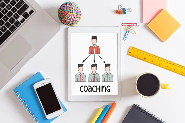 Biznes, Coaching koncepcja — Zdjęcie stockowe