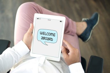 Gemiye hoş geldiniz metni