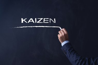 işadamı tahtaya yazma