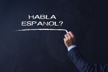 işadamı tahtaya yazma