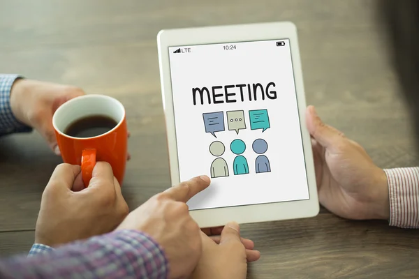 BUSINESS, MEETING CONCEPT — Stockfoto