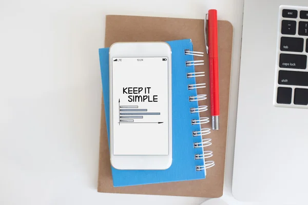 KEEP IT SIMPLE CONCEPT — Stock Photo, Image