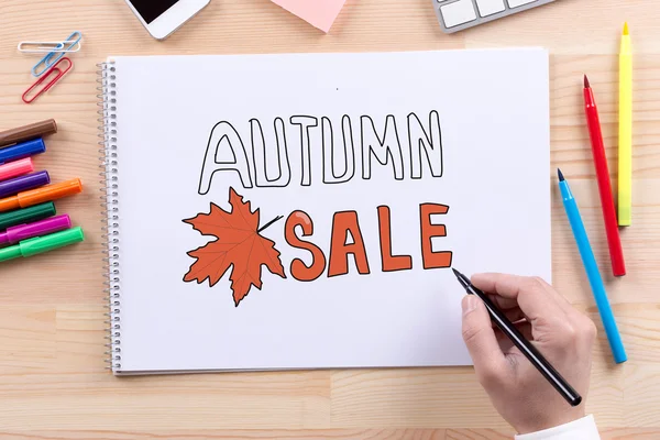 Concepto de venta de otoño — Foto de Stock