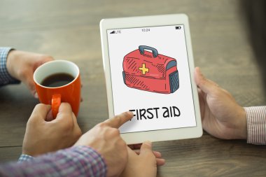 Dijital tablet ekran üzerinde yazıt