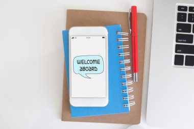 Gemiye hoş geldiniz metni