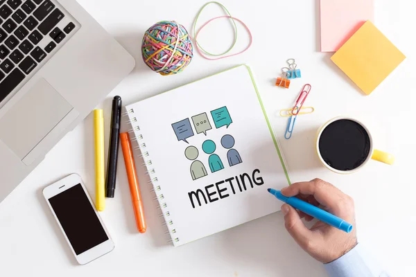 BUSINESS, MEETING CONCEPT — Stockfoto