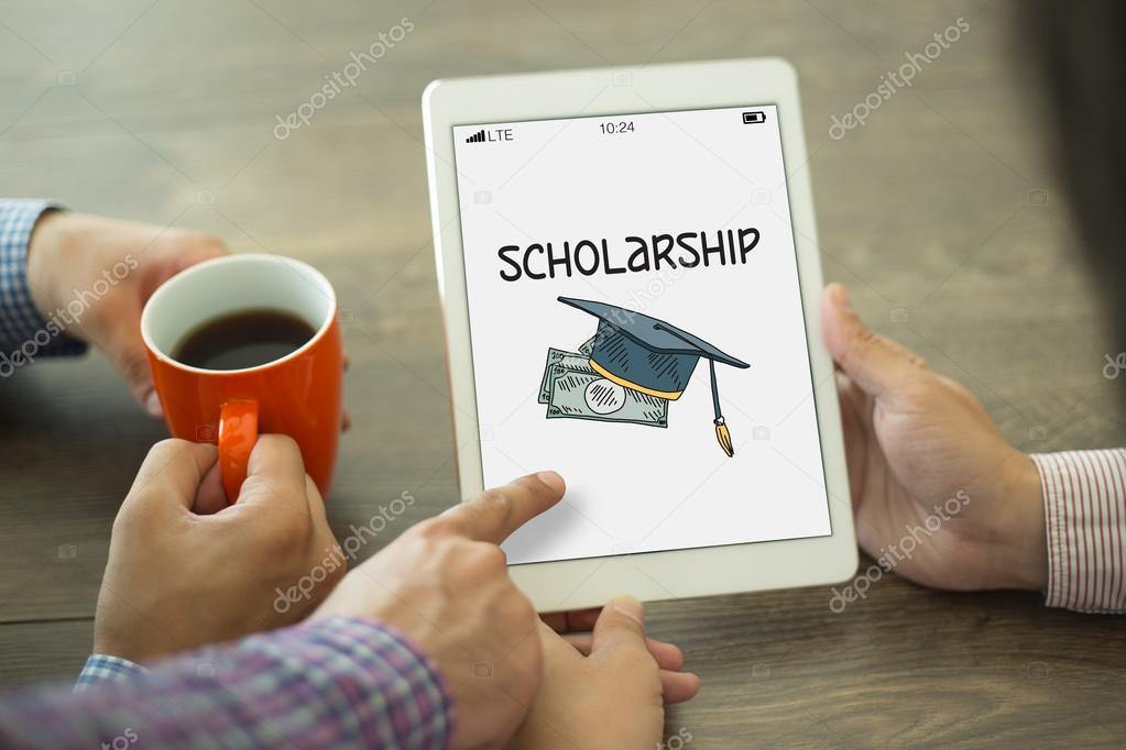 scholarship  text on screen 