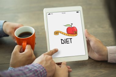 Dijital tablet ekran üzerinde yazıt