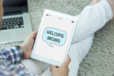 Gemiye hoş geldiniz metni