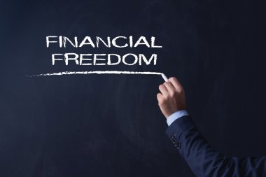 işadamı tahtaya yazma