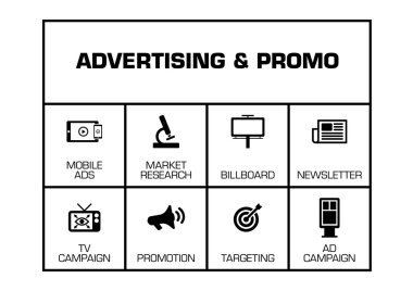 Reklam ve promosyon grafik 