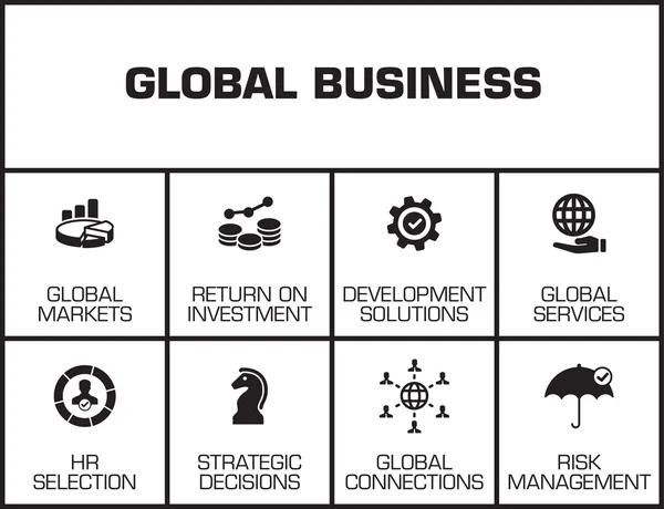 Globales Konjunkturbarometer — Stockvektor