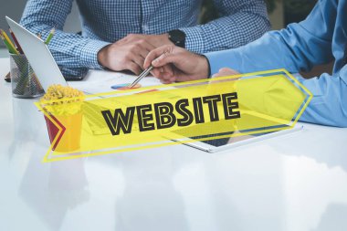 Web sitesi iş kavramı