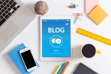 Blog kavram ekranda 
