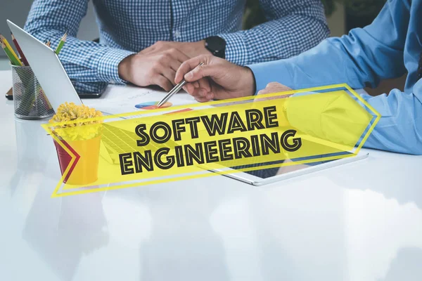 Concepto de INGENIERÍA SOFTWARE — Foto de Stock