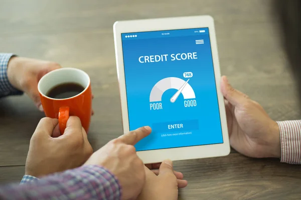 CREDIT SCORE CONCEPT — Stock Photo, Image