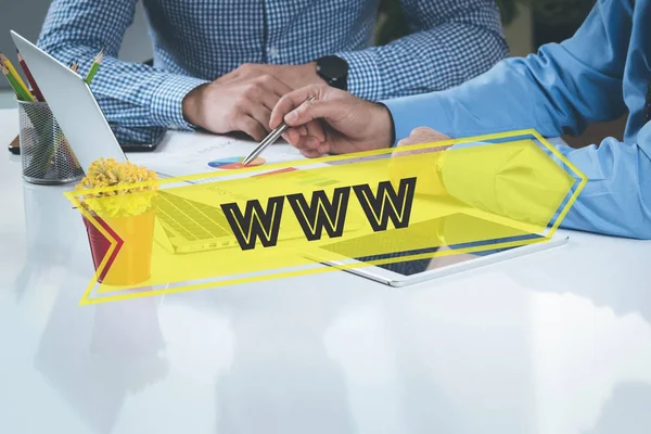 Www letras con estilo — Foto de Stock