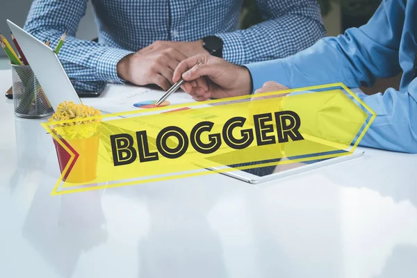 Blogger bedrijfsconcept — Stockfoto