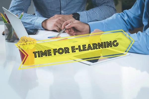 Tiempo para E-Learning — Foto de Stock