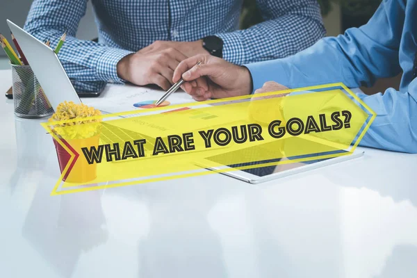 Quali sono i tuoi obiettivi ? — Foto Stock