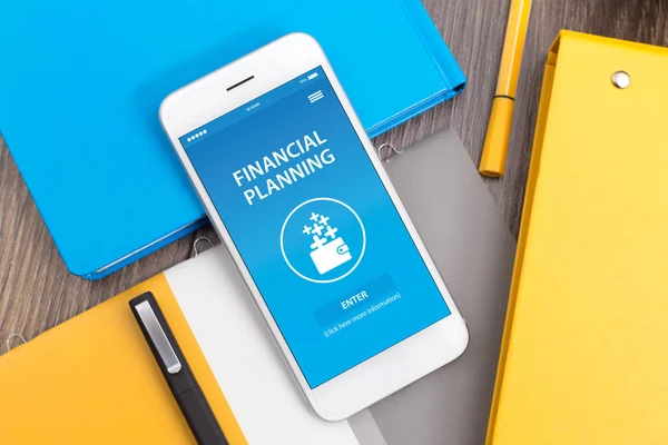 Financiële planning concept — Stockfoto