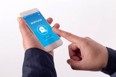 İpotek kavram ekranda