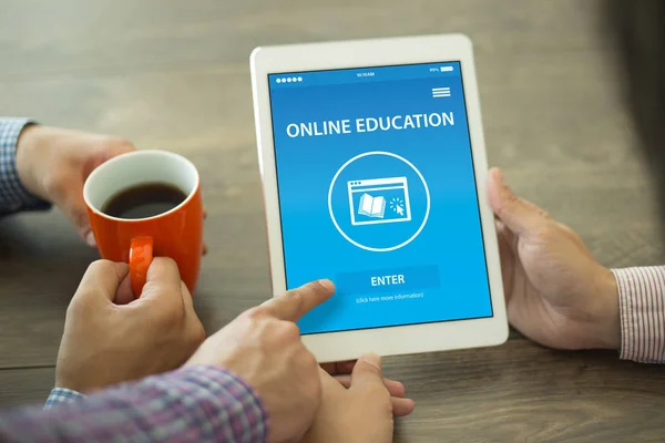Online onderwijsconcept — Stockfoto