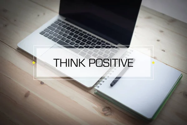 Piensa en un concepto positivo —  Fotos de Stock