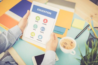 Web simgeleri ekranda