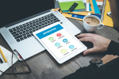 Web simgeleri ekranda