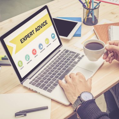 Web simgeleri ekranda