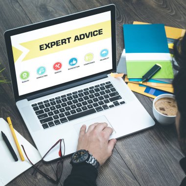 Web simgeleri ekranda