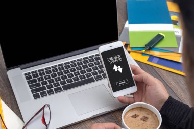 Web sitesi trafik simgesi 