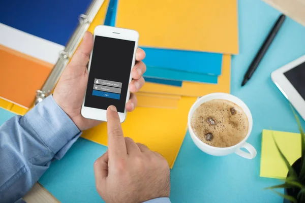 Concept van de veiligheid van Internet wachtwoord — Stockfoto