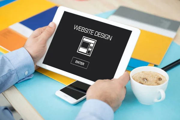 Webdesign-Konzept — Stockfoto