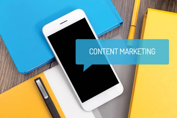 Concepto de Marketing de Contenidos — Foto de Stock