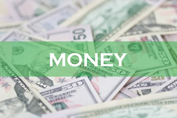 Finansiera koncept: pengar — Stockfoto