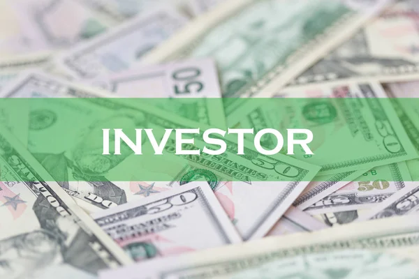 FINANCE CONCEPT: INVESTOR — Stock Photo, Image