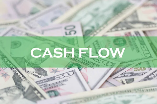 Finanzierungskonzept: Cashflow — Stockfoto