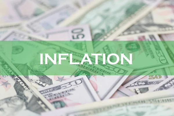 Finansiera koncept: Inflation — Stockfoto