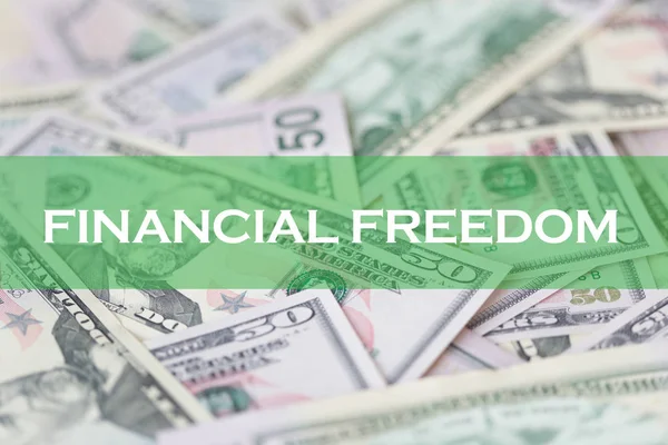 Ekonomi kavramı: Finansal özgürlük — Stok fotoğraf
