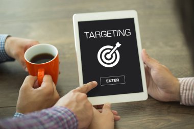 TARGETING CONCEPT on screen clipart
